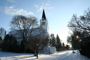 View more winter photos of Ste. Anne taken by John Moriceni, S.J. click on image